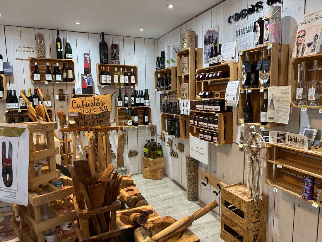Tienda de productos artesanos en Alquézar