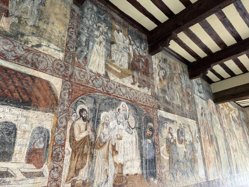 frescos colegiata alquezar