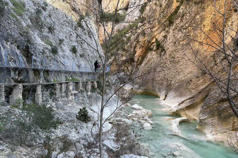 pozas del río vero alquezar