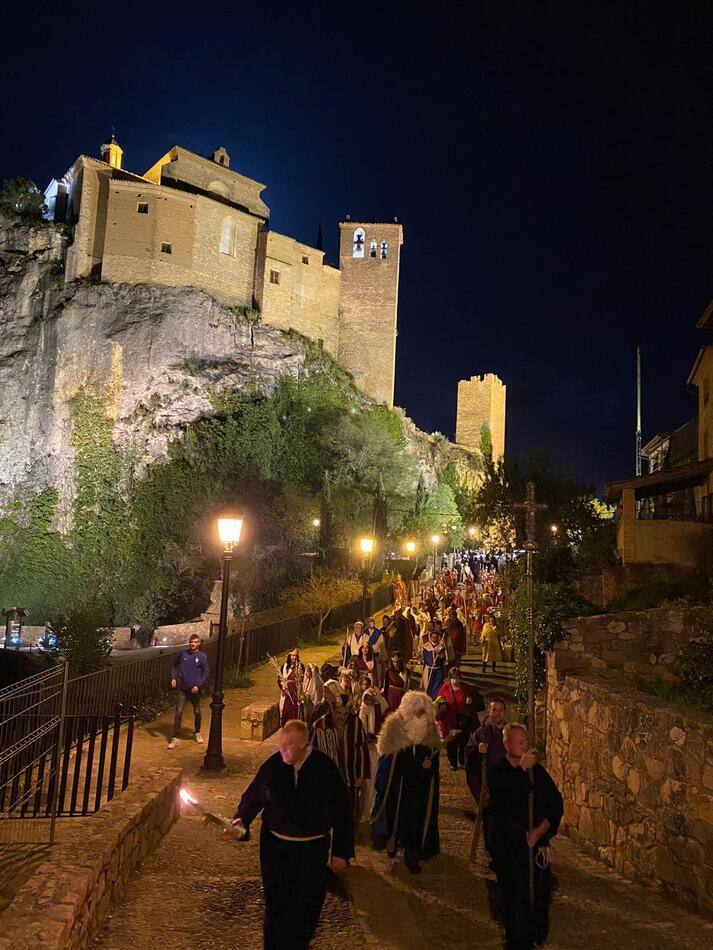 procesiones alquezar semana santa